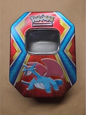 EMPTY Pokémon TCG Dragons Tin Halo Salamence Collectible
